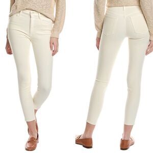 MOTHER high waisted looker ankle jean in antique white size 31 NWT